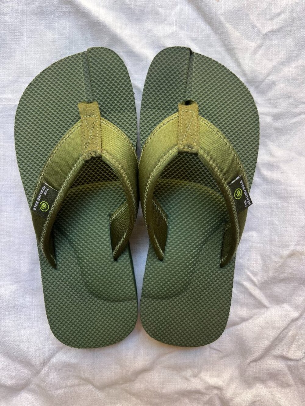 The Healing Sole Green Sandals Size 6.5 Good Condition Plantar Fasciitis Shoes
